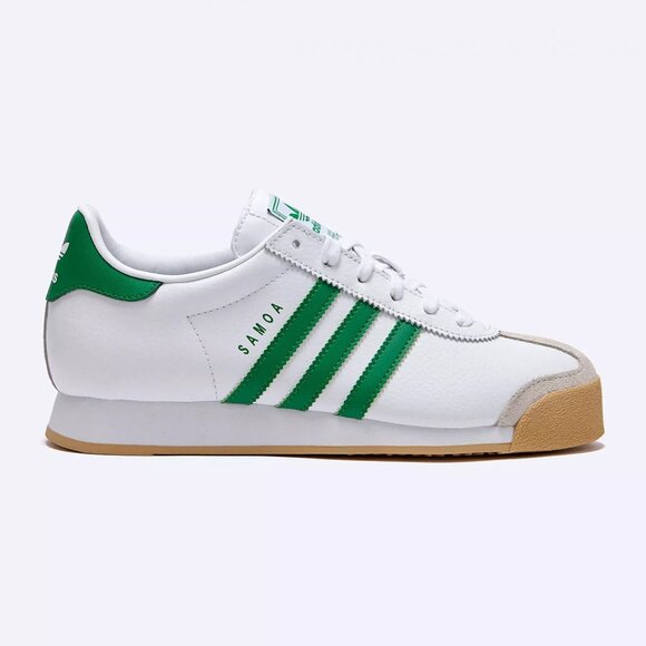 adidas Samoa Cloud - Men`s Casual Shoes White Green JH9078 NEW main image 5